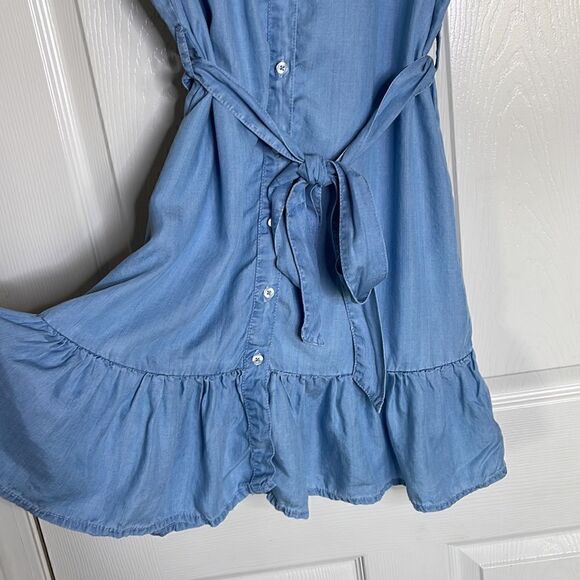 Japra blue summer shirt dress 100% tencel size s - Picture 2 of 5